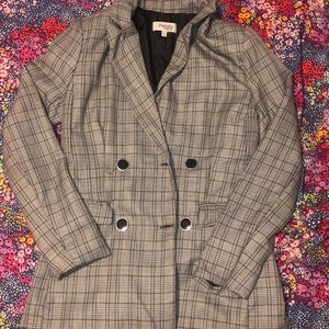 Plaid blazer